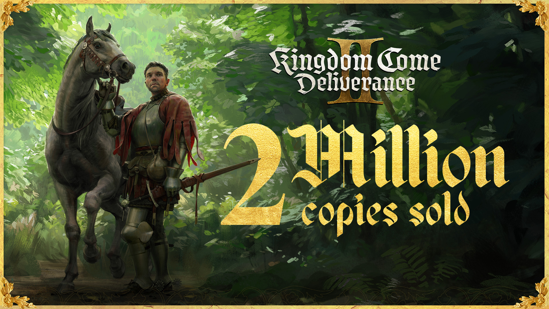 Kingdom Come：Deliverance IIの販売は200万台を超えています