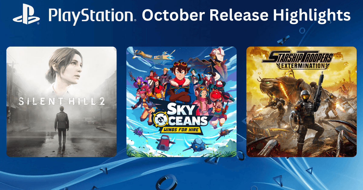 10 月の PlayStation リリース