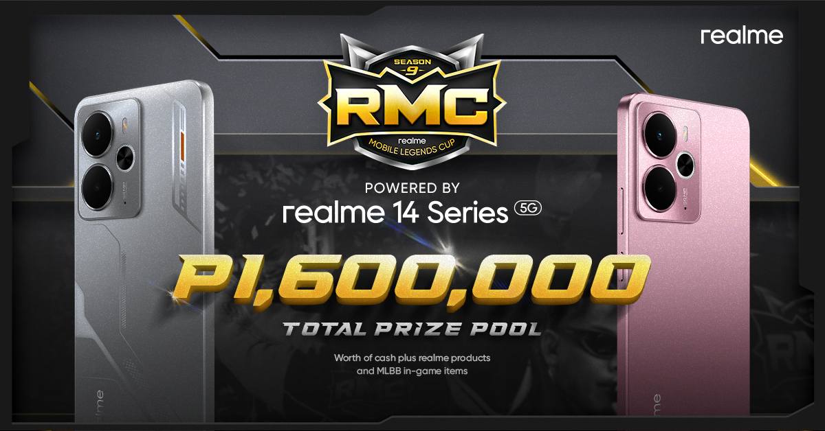 RMCシーズン9に先立ってフィリピンの発売のために確認されたRealme 14 5G